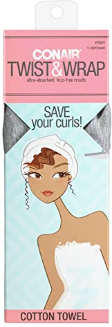 Conair , Twist Wrap Baumwolltuch, 1 Handtuch