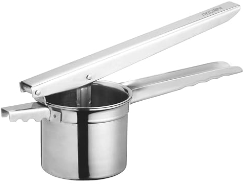 Pedrini 04GD175 Schiacciapatate in Acciaio Inossidabile con 2 Dischi intercambiabili, Metal