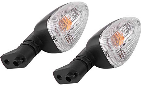 EVGATSAUTO Indicatori di direzione (sinistra e destra), coppia di indicatori di direzione, indicatori di direzione per moto per F650GS, F800GS, R1200GS(trasparenza)