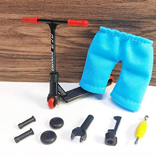 CZSMART Finger Scooter, Mini Finger Skateboard Set Legierung Finger Roller Spielzeug Interaktives Fingerspielzeug Neuartiges Sensorisches Spielzeug für Kinder Geburtstags Halloween Weihnachten