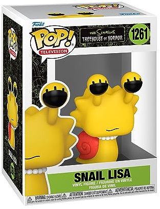 Funko Pop! TV: Simpsons S9- Snail Lisa Simpson - The Simpsons - Figura de Vinilo Coleccionable - Idea de Regalo- Mercancia Oficial - Juguetes para Niños y Adultos - TV Fans