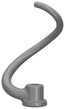 KitchenAid KNETHAKEN FÜR GROSSE KÜCHENMASCHINEN MIT SCHÜSSELHEBER - SILBERBESCHICHTET 5KSMBLSD