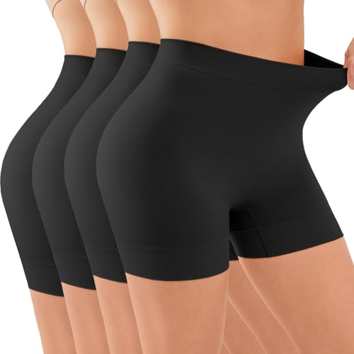 YADIFEN Radlerhose Damen Kurze Hose Damen Shorts Leggings,sehr kurz Shorts Damen,Unter Kleid Rock Anti Scheuern Bequem hohe Taille Boxershorts Hotpants | Radlerhose Damen Kurz für Kleid, Shorts unter Kleid/Rock, Anti Scheuern, Hohe Taille