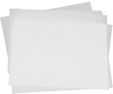 PLAFOPE 50pcs Tracing Paper Translucent Drawing Paper for Engineering Copy DIY Calligraphy Projects
