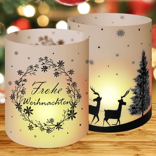 12 Portavelas de Mesa, Árbol de Navidad