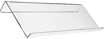 STOBOK Supporto Ergonomico Inclinato per Tastiera da Gioco in Acrilico Trasparente, Compatibile Tastiere 87 Tasti (400x135x40mm), Rialzato e Stabile per Ufficio e Postazioni di Lavoro