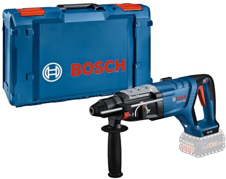 Bosch Professional 18V System Akku-Bohrhammer GBH 18V-28 D (KickBack Control, inkl. Reinigungstuch, Zusatzhandgriff, Tiefenanschlag, Einlage, XL-BOXX, ohne Akku/Ladegerät)