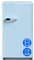 Frigorifero retrò MEDION (91 litri, altezza 91 cm (piedini regolabili in altezza), ripiani in vetro regolabili in altezza, cassetto trasparente per verdure, a libera installazione, MD37800) blu