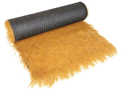 MJHETCY Rotolo di Paglia di Palma 10M/20M Simulazione del Tetto di Paglia in Plastica PE Piastrella in Erba Ignifuga per Tiki Bar Giardino Hawaiano Gazebo Cabina Copertura(Size:1 * 10m(3.2 * 32.8ft))