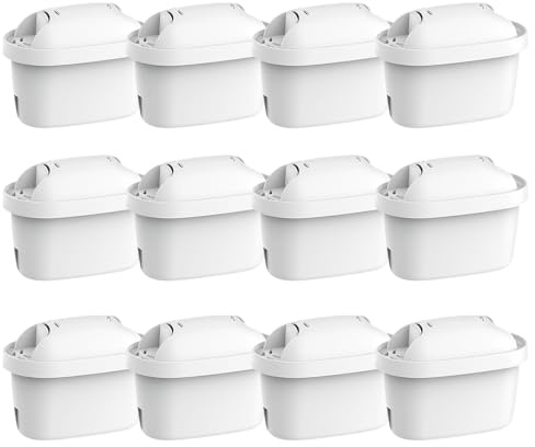 Hyggetech Filterkartuschen Ersatz für Brita Maxtra+ Plus, Maxtra Pro All-in-1 Wasserfilter, Merella Cool, Mavea Elemaris XL, für Brita Universal Filterkartusche, TÜV SÜD, NSF-zertifizierter 12er-Pack
