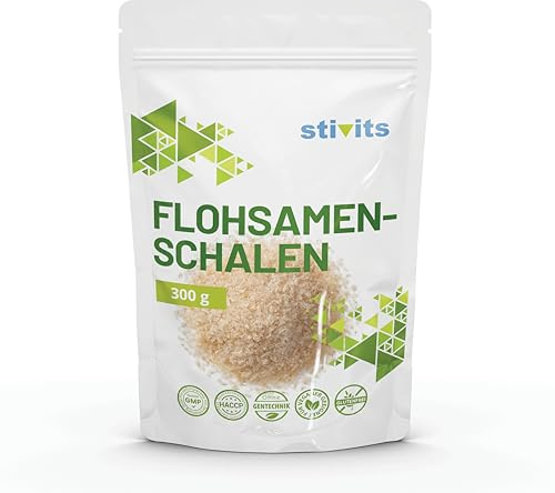 Flohsamenschalen – 99 % reine Psyllium Husk – Hochquellfähig, ballaststoffreich, vegan & glutenfrei – Ohne Zusatzstoffe – Für Verdauung, Müsli, Backen & Shakes (300g)