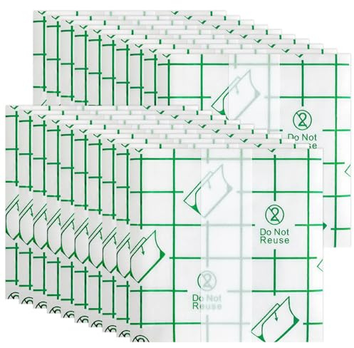 20 Pièces Pansements Transparent Imperméables(6cmx6cm),pansement etanche pour baignade,Adhésif Médical Bandag, protection fiable pour les plaies, les tatouages