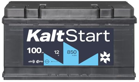KaltStart BATTERIEN EFB 12V 100Ah Autobatterie 850A/EN Starterbatterie für kalte Wintertage, 3x mehr Zyklenfestigkeit