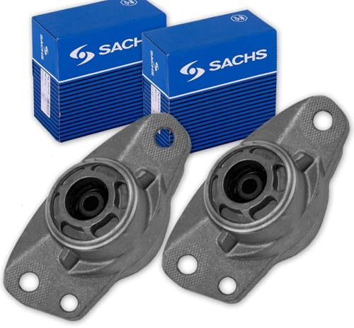 2 Sachs Federbeinlager Domlager hinten | 802340 für A3 Golf 5 6 Plus Altea Leon