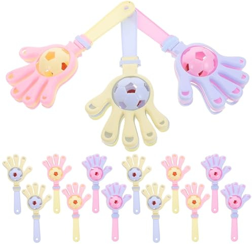 20 piezas divertidos aplaudidores de mano plástico fuerte for fiestas, generadores ruido for carnaval, conciertos, celebraciones, festivales, reutilizables para Fiestas Carnaval