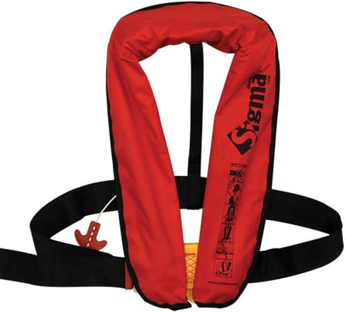 Lalizas Sigma Chaleco Salvavidas, Unisex Adulto, Rojo, Manual