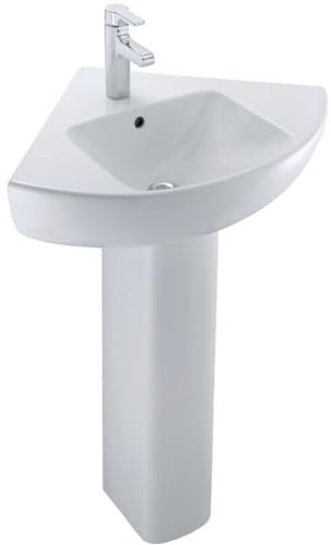 Jacob Delafon - Colonne en céramique, compatible avec lavabo Struktura non meulé - Blanc - 18565W-00