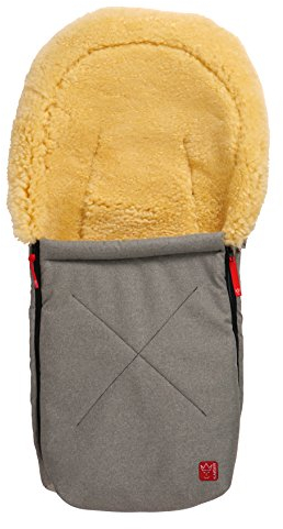 Kaiser 6534173 Lammfellkuschelsäckchen Emma, Lammfell medizin melange, grau