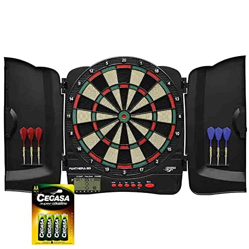 Carromco elektronische dartscheibe panthera 301 + batterien