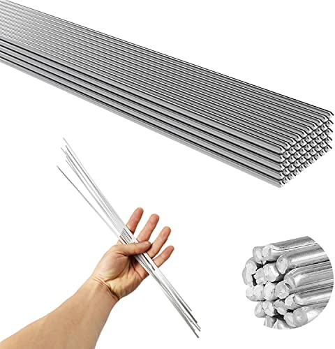 Aluminium Schweißelektroden, Schweißdraht Niedrige Temperatur, 50 Stück, 2,0 mm, Schweißflussmittel, einfaches Schmelzen, Schweißstäbe, Korrosionsbeständigkeit, Lötzpulver erforderlich (33 cm)