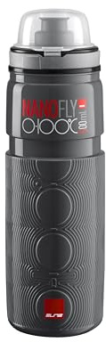 ELITE Nano Fly 0-100 Gris Oscuro 500ml – Bidón térmico Nanogel ultraligero 145g – Mantiene 4h calor y frío – Sin BPA