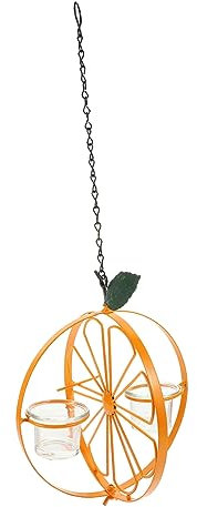 Kisangel Kolibri-wasserspender Futterspender Für Orangenfruchtstäbchen Wasserspender Für Vögel Futterhäuschen Für Wildvögel Metall Hängend Rostfreier Stahl Outdoor-Produkt Der Vogel