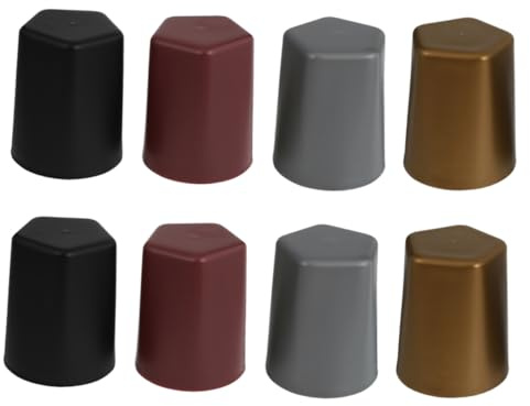 VICASKY 8pièces Gobelets à Dés Plastique Récipients à Dés Pentagonaux pour Jeux De Société Accessoires De Bar Et Ktv De Fête Élégants