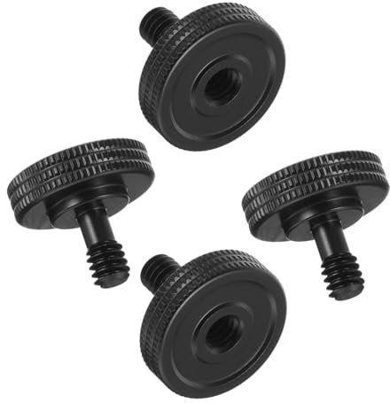BELLIFFY 4pezzi Viti Dita Per Fotocamere Vite Montaggio Per Staffa e Treppiede Accessori Fotografia Filettatura Per Flash e Supporti