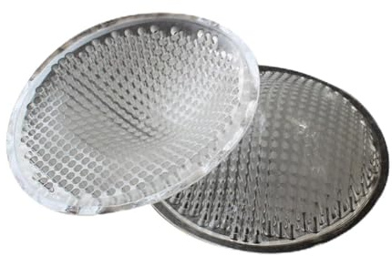 POPETPOP Insertos de Brasier de Silicona Reutilizables, Redondos y Gruesos de 13cm para Mujeres, Lavables a Mano Buen Ajuste para Tops Escotados