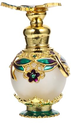 Botella de Perfume de Vidrio 15ml Recargable para Aceites Esenciales