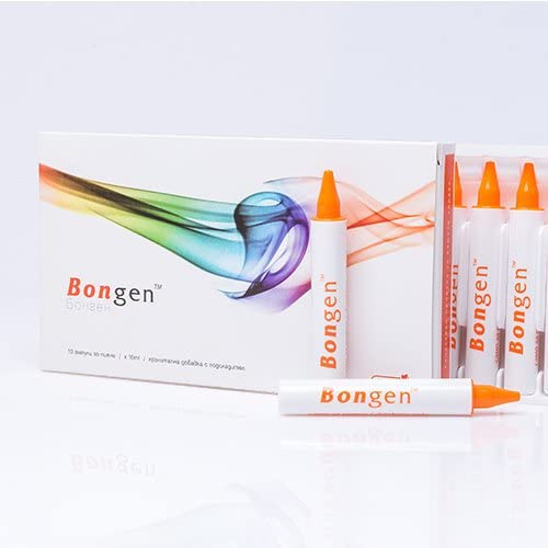 BONGEN Anti-åldrande daglig 1 000 mg kollagendryck • avancerad formel kollagen typ 2 • 10 plastampuller x 10 ml •Superbrosk och ligamentbyggare•Snabb vävnadsreparation, skonsam mot magen