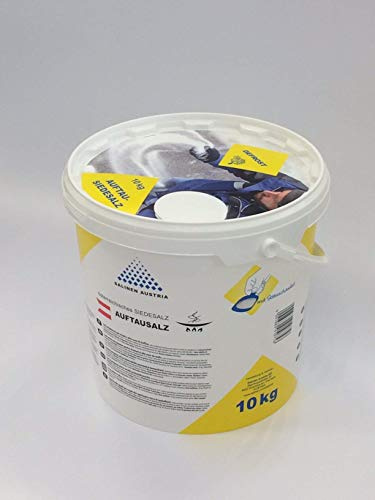 Hamann – Saco de sal 10 kg cubo/Cubo Con pala Invierno Hielo Nieve plancha