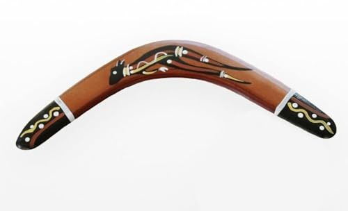 Realizzato a mano e dipinto a mano in Australia, 29 cm, Boomerang (canguro)