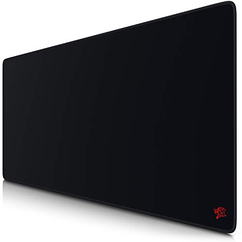 TITANWOLF - XXL Gaming Mouse Pad - 900 x 400 x 3 mm - extra large mouse mat - table mat - extra large size - improved precision and speed - rubber base for stable grip - washable