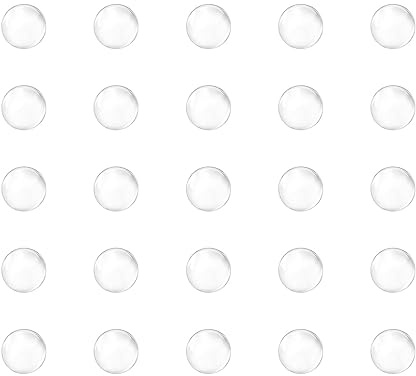 sourcing map 800pcs Glass Ball Boiling Stones 4mm Soda Lime Glass Beads for Bottle Shaking Mixing, Clear