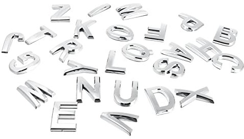 OSALADI 26St digitale Hausnummer Mailbox-Adresstafel Buchstabe Zeichen buchstaben aufkleber bürodeko briefkasten aufkleber 3D-Alphabet-Aufkleber Anzahl Post Etikett Applikationen 7c