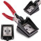2”x 2” Handheld Passport Photo Cutter, Photo ID Die Punch Cutter, ID Business Card Licenses Picture Cutting Tool, Passport Size Picture Cutting Punch for Office, Family, School