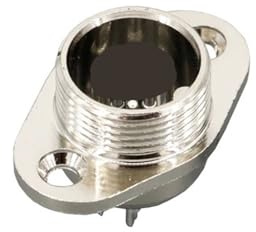 Wen ST 1 PCS Aviation Socket p/Lug GX16-2/3/4/5/6/7/8/9/10P 16MM Rhombus Flange Seat DF16 Series Aviation Column Connector(Socket_GX16 5P)