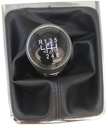 Palanca Velocidad Coche para VW para Passat para B7 para CC 2011-2015 Pomo Cambio Marchas Funda Cuero Manija Caja Cambios Palanca Cambios 6 Velocidades Pomo Palanca(Type 2)