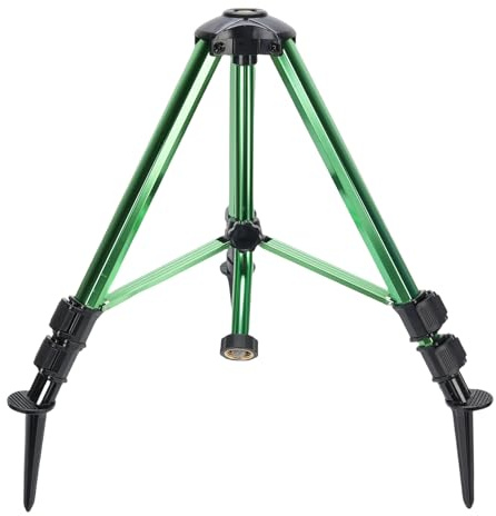 Hiraith Impact Sprinkler auf Stativbasis Einstellbares Teleskop 360 -Grad -Rotierende Sprinkler für Gartenrasen US 3/4 Zoll Innenfaden
