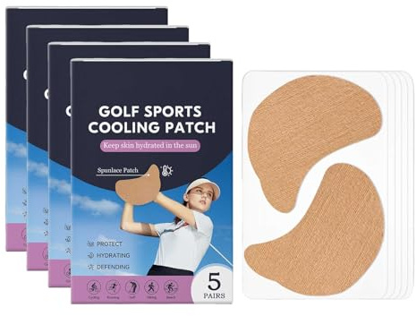 20 parches de protección solar para debajo de los ojos, protección contra cicatrices y daños solares, protección solar facial UV, para correr, senderismo (4)
