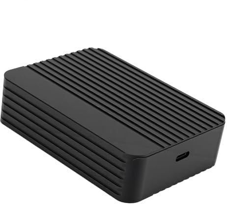Jectse Adaptador Ethernet de 10 GB, Adaptador de Red USB4 a 10 GbE de Alta Velocidad con Soporte de Puerto RJ45 10 Gbps 5 Gbps 2,5 Gbps 1 Gbps 100 Mbps, para para OS X