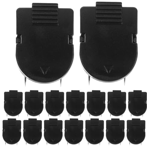 VILLFUL 25 Pièces Clips pour Panneaux Tissu Pinces Plastique avec Épingles pour Notes Photos et Mémos Clips Fixation Cloison pour Bureau et Séparateurs