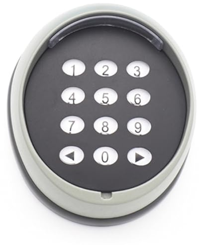 Yarryuter Teclado y Receptor Inalámbricos de 433,92 MHz para Abridores Automáticos de Puertas, Garajes, Batientes y Corredizas.