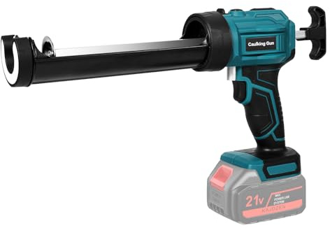 Akku Kartuschenpresse für Makita 18V Batterie, Akku-Kartuschenpistole mit LED-Licht für 300 ml-Kartuschen, 4-Gang, Tropffest Elektrische Kartuschenpresse für Abdichten,Spachteln,Ohne Akku (0 Batterie)
