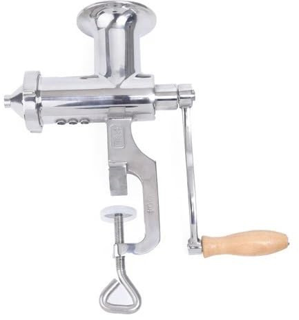 Manueller Entsafter 304 Edelstahl Saftpresse Weizengras Obstpresse | Handbetriebene Saftpresse mit Tischklemme für Obst, Gemüse und Kräuter; abnehmbar, kompakt und leicht zu reinigen
