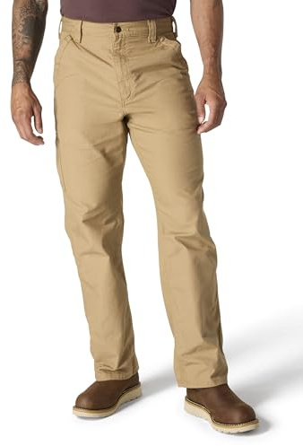Carhartt Men's Loose Fit Canvas Utility Work Pant, Dark Khaki, 32W x 30L