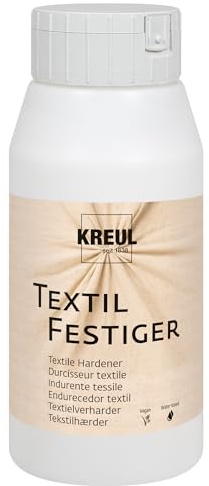 KREUL 70151 - Textil Festiger, 750 ml Textilhärter, formgebender, lufttrocknender Textilverstärker auf Wasserbasis, zum Härten von Textilien