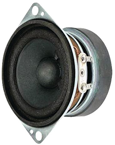 Visaton 5 cm (2) Breitbandlautsprecher, Schwarz