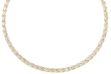 Collier Femme Or Jaune - Maille Palmier